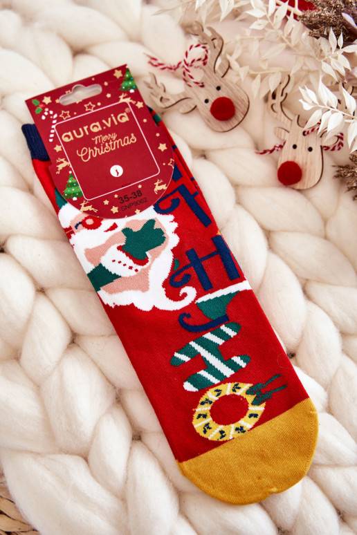   Skarpety Ze Świątecznym Wzorem "Ho Ho Ho" runased