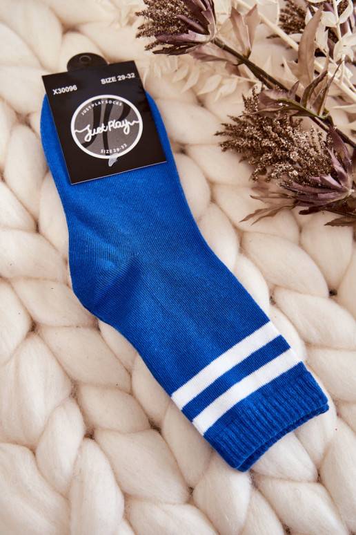  Bawełniane Skarpety Sportliku stiiliga pannaldega Sinist värvi