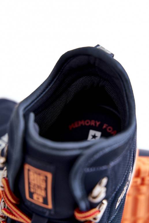 meestele matkasaapad Memory Foam Big Star KK174110 tumesinist värvi