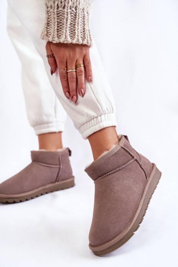   seemisnakhsed  nööpidega lumesaapad Halli värvi Shelie