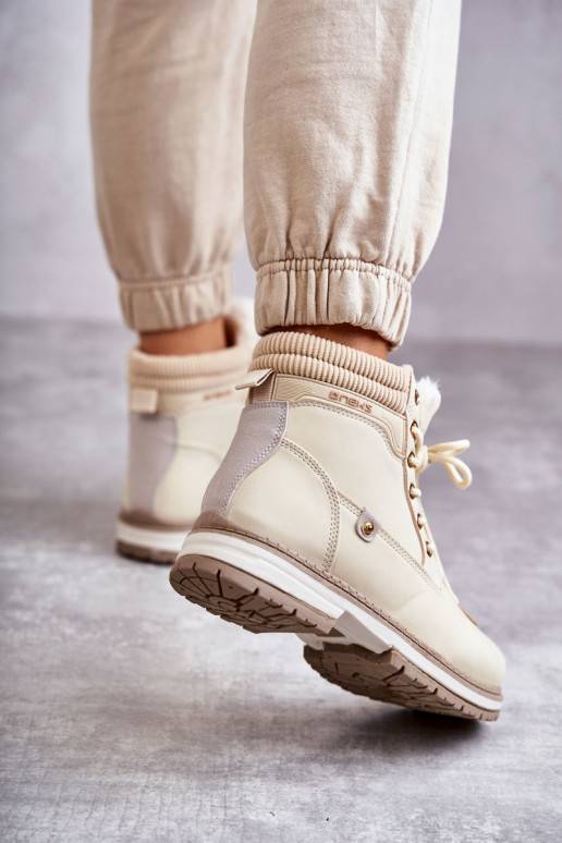   voodriga Naiste poolsaapad jalanõud beeži värvi Liv