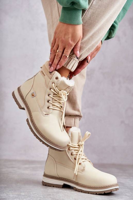   voodriga Naiste poolsaapad jalanõud beeži värvi Liv