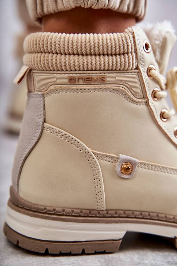   voodriga Naiste poolsaapad jalanõud beeži värvi Liv