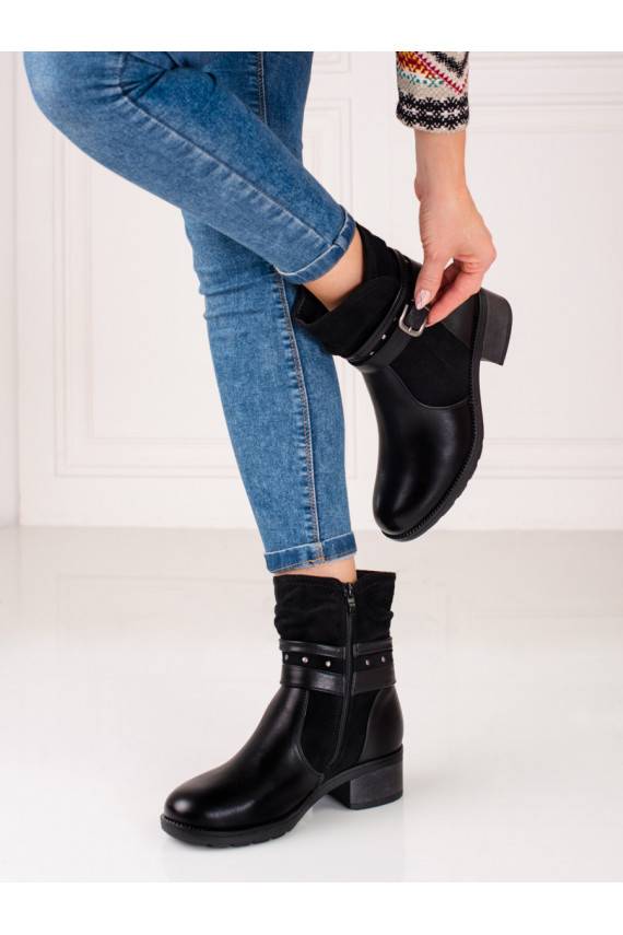 Naiste poolsaapad Shelovet z ozdobnym paskiem