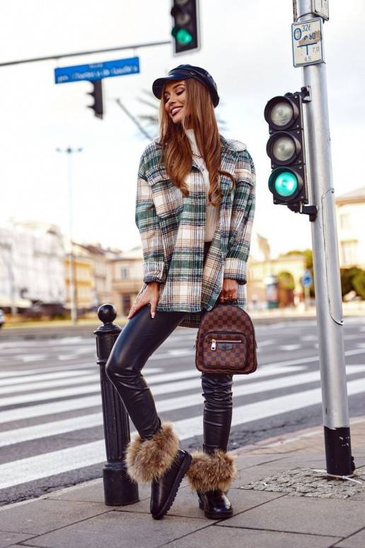     nööpidega lumesaapad karusnahaga Laque mustad Alexa