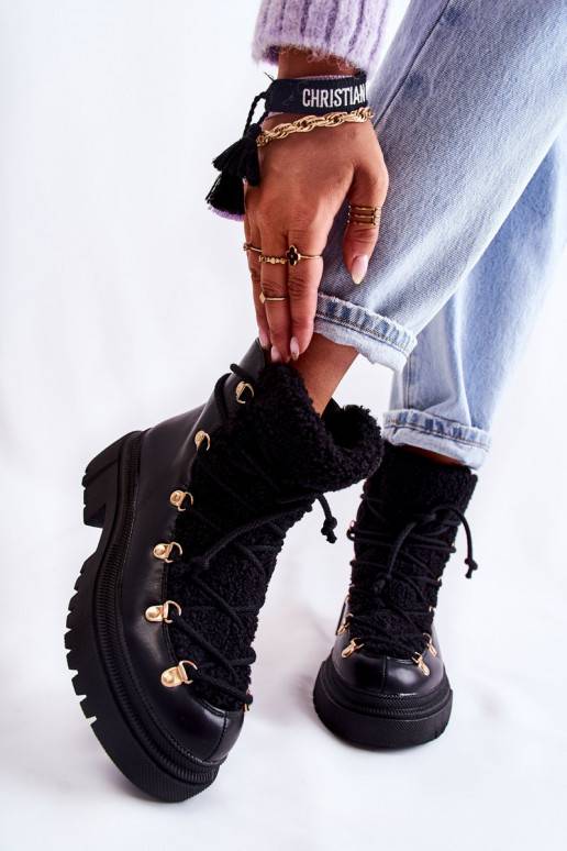   voodriga Naiste poolsaapad jalanõud mustad Arisa