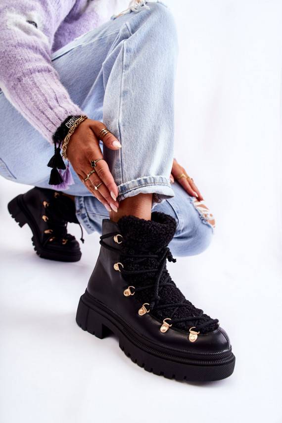   voodriga Naiste poolsaapad jalanõud mustad Arisa