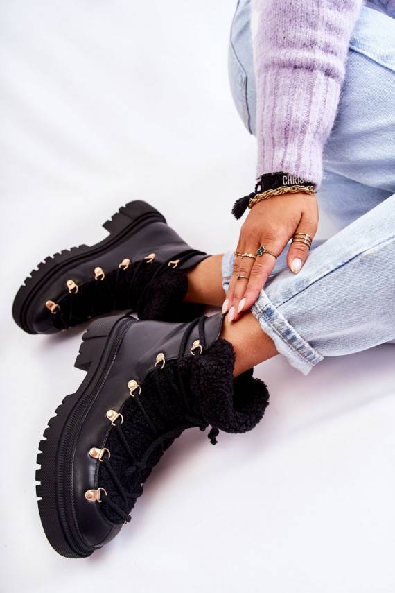   voodriga Naiste poolsaapad jalanõud mustad Arisa