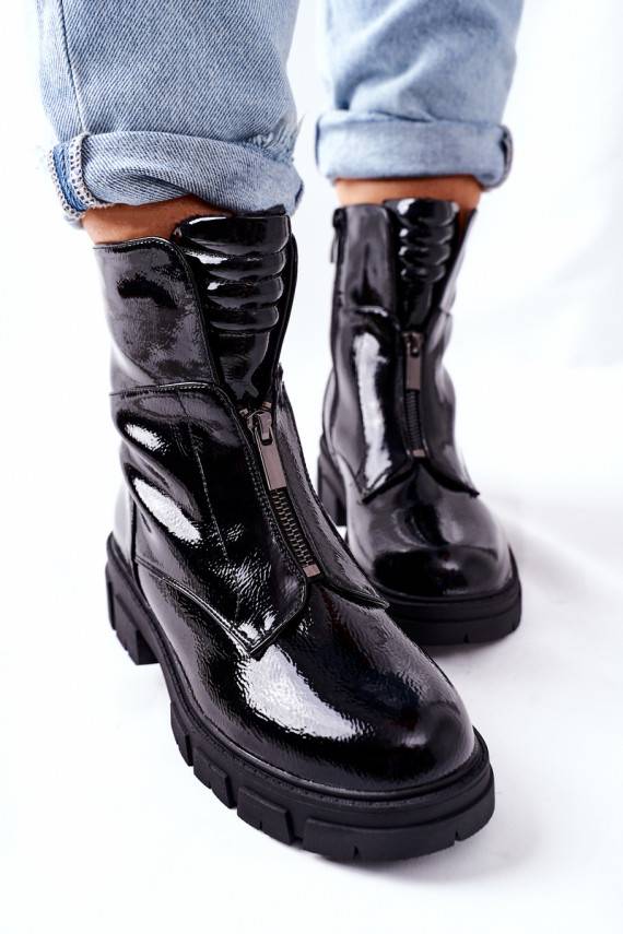   Naiste poolsaapad mustad jalanõud Nobleford