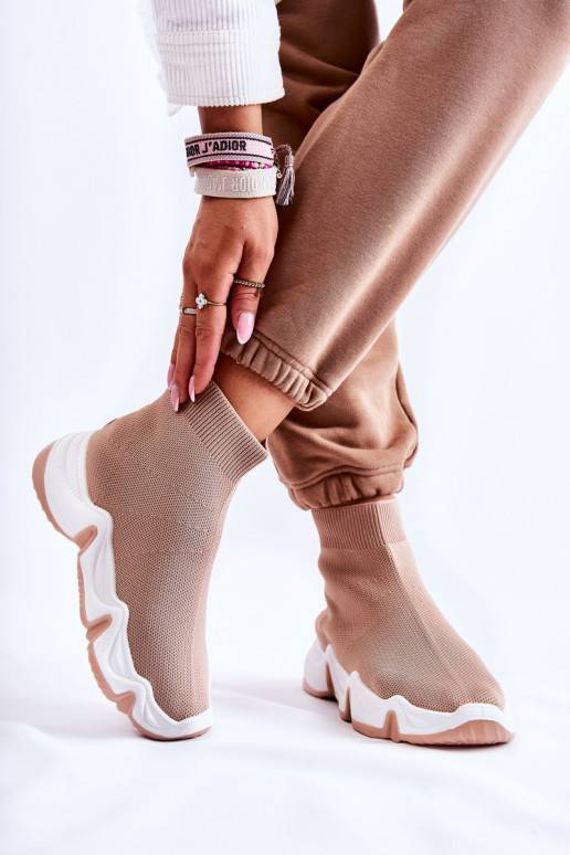    Riidest spordijalatsid beeži värvi Morris