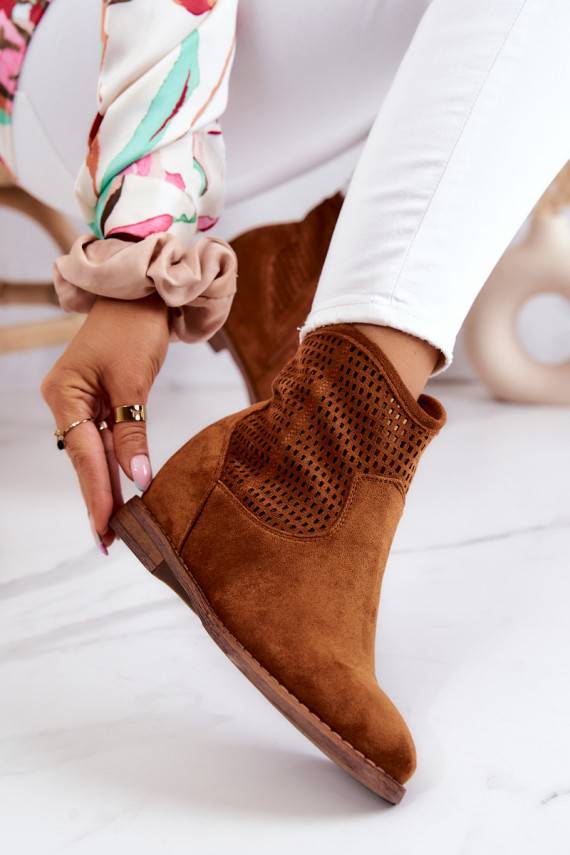 seemisnakhsed   Naiste poolsaapad  pruunid värvi Solene