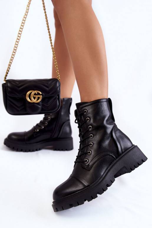   voodriga Naiste nöörsaapad La.Fi 250044B-PU mustad