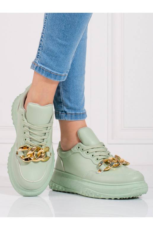 rohelist värvi Tossud mudeli kingad  Shelovet