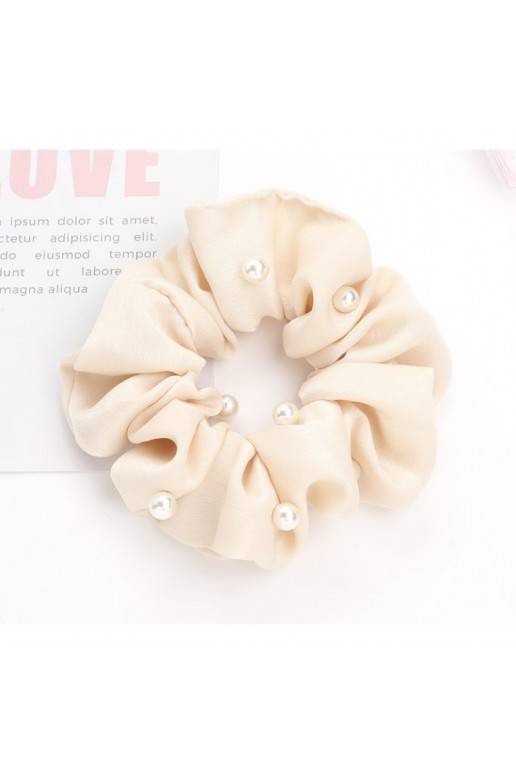 Juuksekumm Scrunchie  kreemjad värvid GUM95K