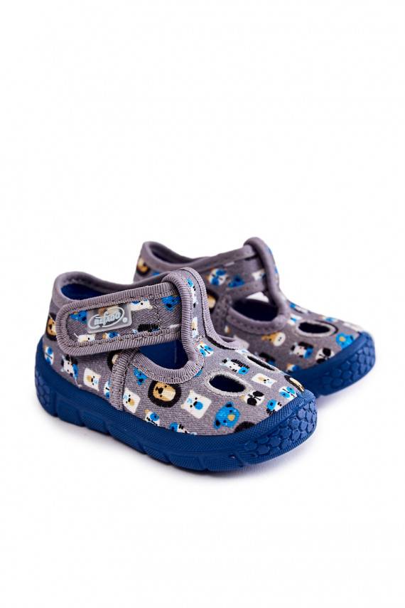 jalanõud sussid Befado Zwierzątka 533P020 Halli värvi