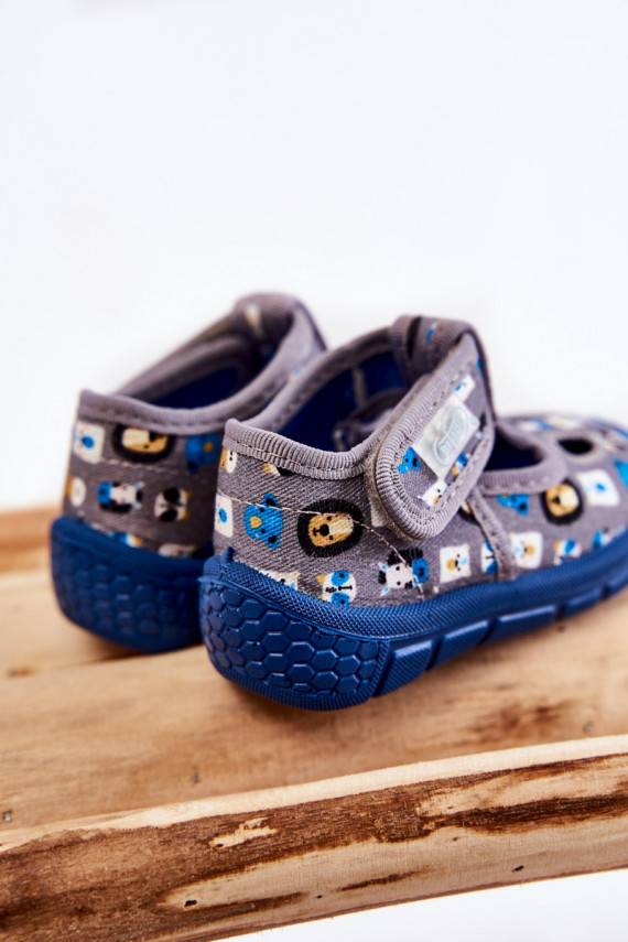 jalanõud sussid Befado Zwierzątka 533P020 Halli värvi