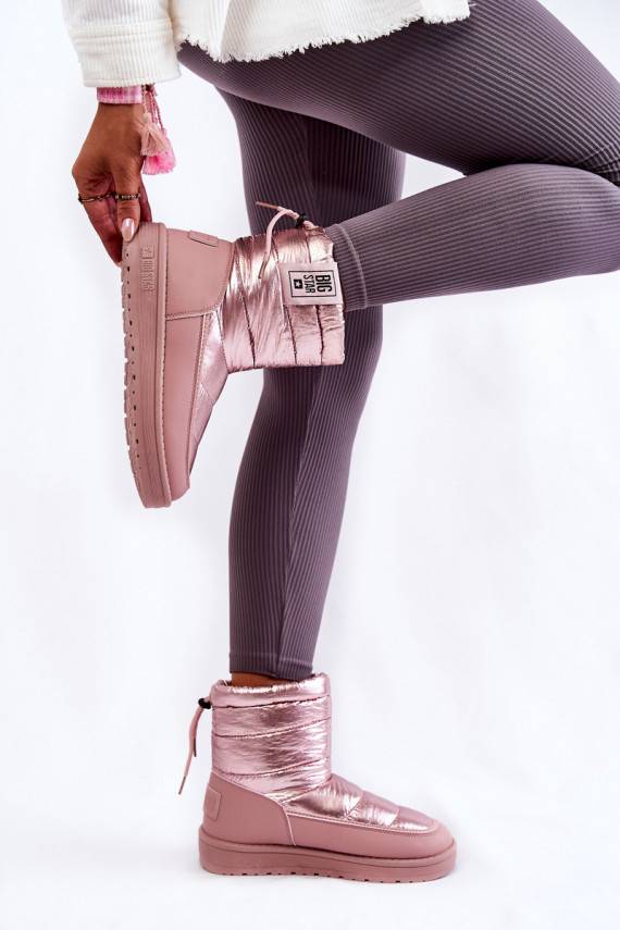   nööpidega lumesaapad Big Star II274119 Tumeroosad värvi