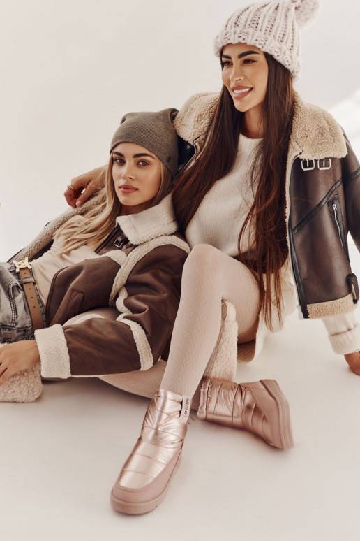   nööpidega lumesaapad Big Star II274119 Tumeroosad värvi