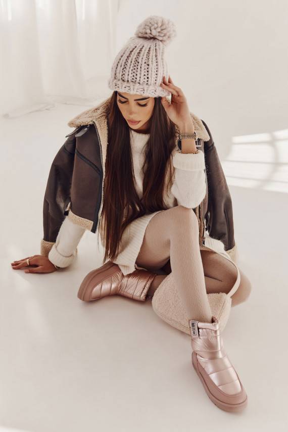   nööpidega lumesaapad Big Star II274119 Tumeroosad värvi