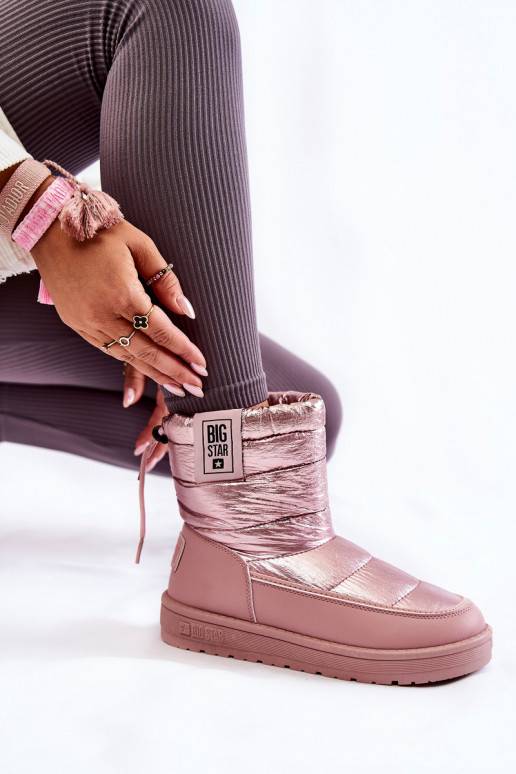   nööpidega lumesaapad Big Star II274119 Tumeroosad värvi