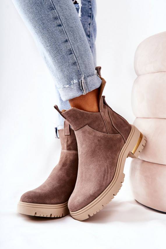 Naiste poolsaapad voodriga Cut Out  Tanya