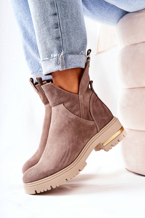 Naiste poolsaapad voodriga Cut Out  Tanya