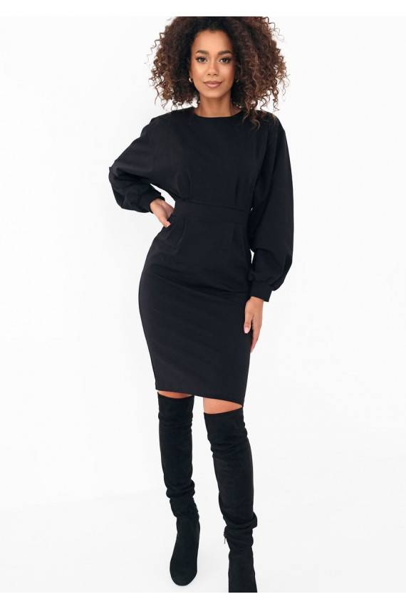 Malva - Must midi kleit