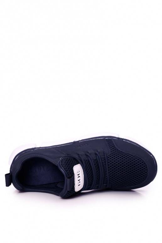 meestele Sportliku stiiliga jalanõud Sneakers tüüpi jalanõud GOE HH1N4031 tumesinist värvi