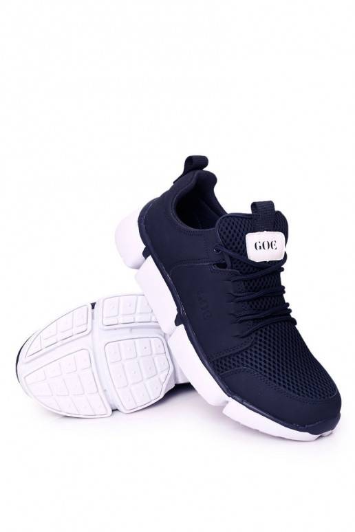 Meestele Sportliku stiiliga jalanõud Sneakers tüüpi jalanõud GOE tumesinist värvi
