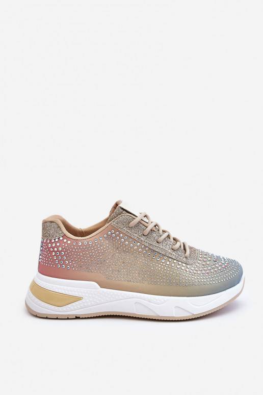 Sneakers tüüpi jalanõud säravate kristallidega Mitmevärvilised Raiden   Sneakers tüüpi jalanõud säravate kristallidega Mitmevärvilised Raiden