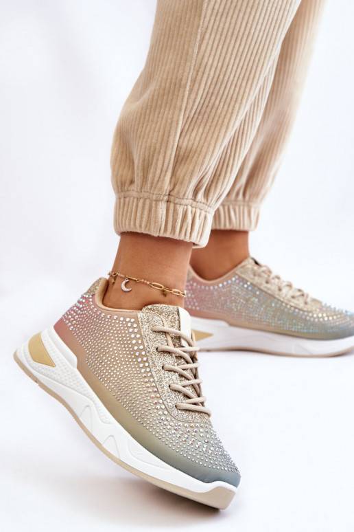 Sneakers tüüpi jalanõud säravate kristallidega Mitmevärvilised Raiden   Sneakers tüüpi jalanõud säravate kristallidega Mitmevärvilised Raiden