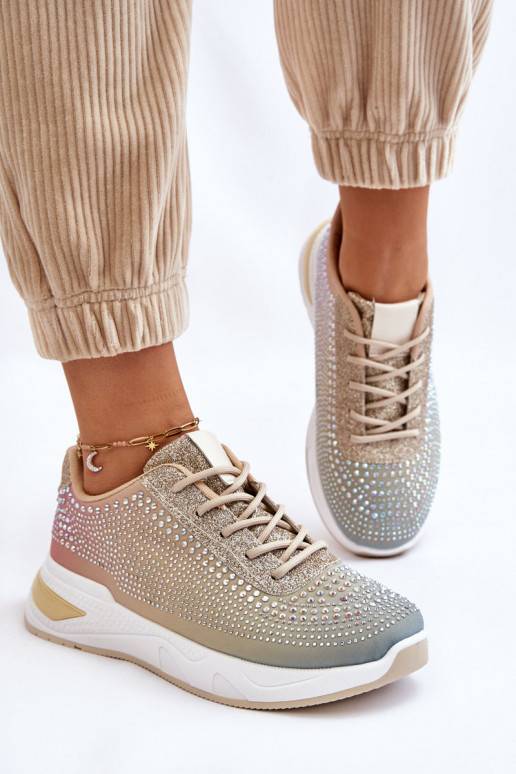 Sneakers tüüpi jalanõud säravate kristallidega Mitmevärvilised Raiden   Sneakers tüüpi jalanõud säravate kristallidega Mitmevärvilised Raiden