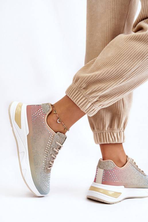 Sneakers tüüpi jalanõud säravate kristallidega Mitmevärvilised Raiden   Sneakers tüüpi jalanõud säravate kristallidega Mitmevärvilised Raiden