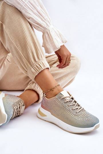 Sneakers tüüpi jalanõud säravate kristallidega Mitmevärvilised Raiden 2