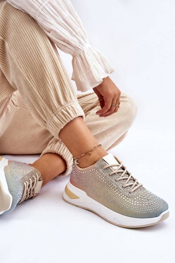 Sneakers tüüpi jalanõud säravate kristallidega Mitmevärvilised Raiden