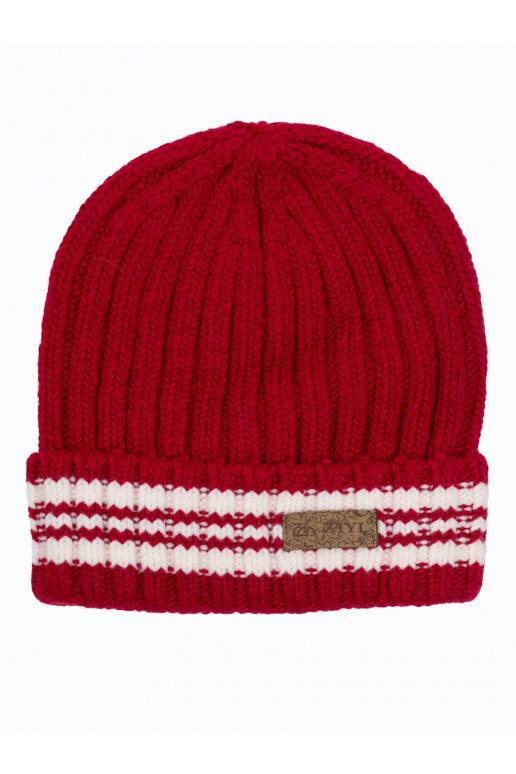  zimowa czapka męska Shelovet czerwona