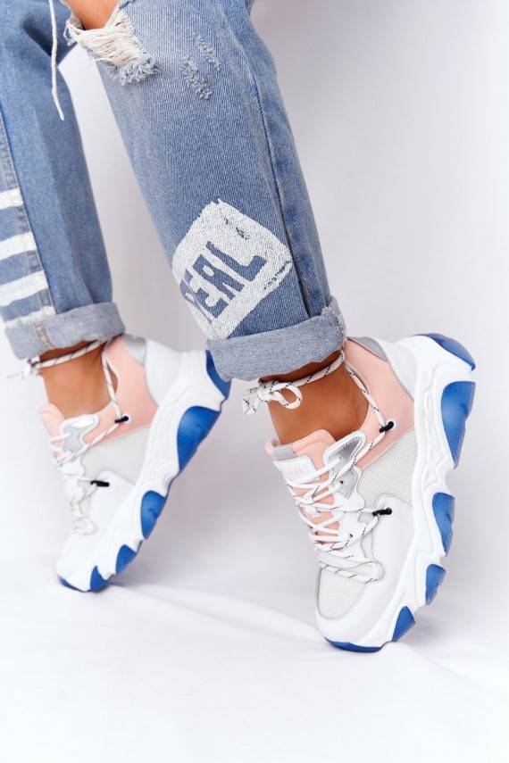 Sportliku stiiliga jalanõud  GOE HH2N4034 Valget-Tumeroosad värvi