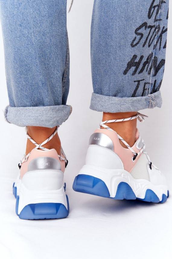 Sportliku stiiliga jalanõud  GOE HH2N4034 Valget-Tumeroosad värvi