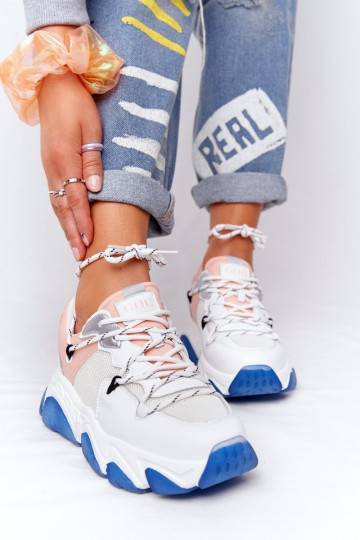 Sportliku stiiliga jalanõud  GOE HH2N4034 Valget-Tumeroosad värvi