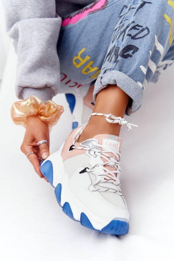 Sportliku stiiliga jalanõud  GOE HH2N4034 Valget-Tumeroosad värvi