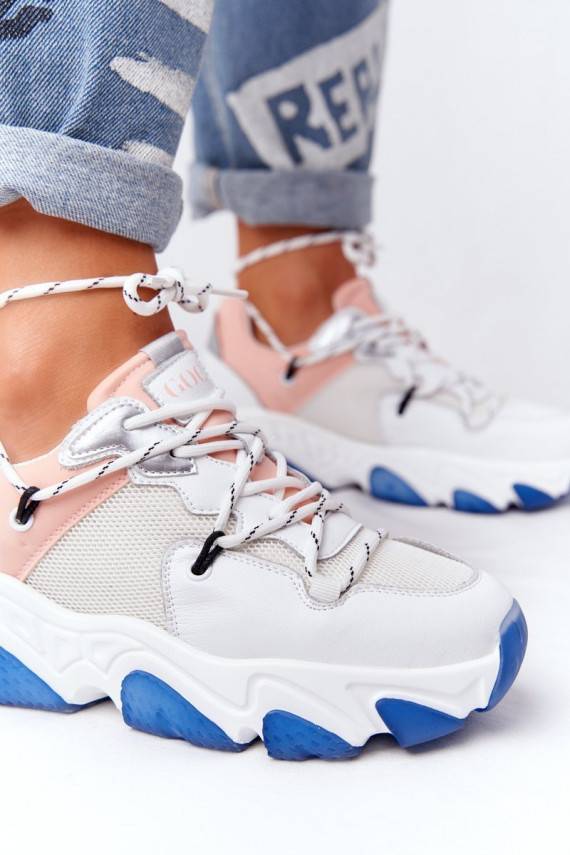 Sportliku stiiliga jalanõud  GOE HH2N4034 Valget-Tumeroosad värvi