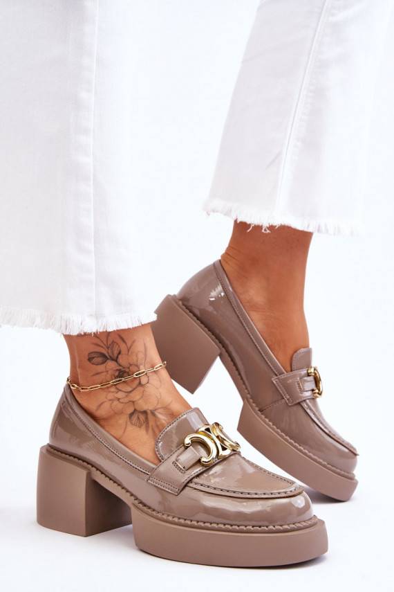 Moekad jalatsid Kingad  beeži värvi Imani