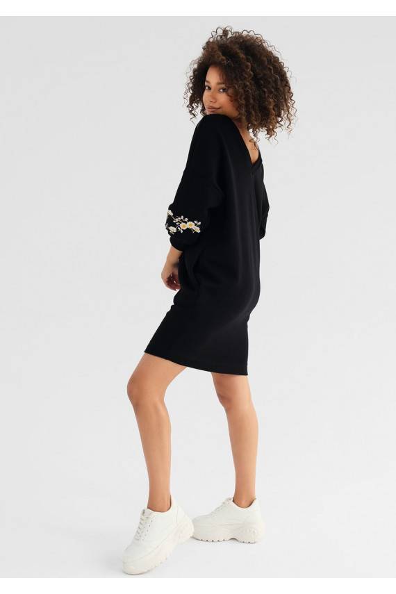 Dina - must puuvillane kleit